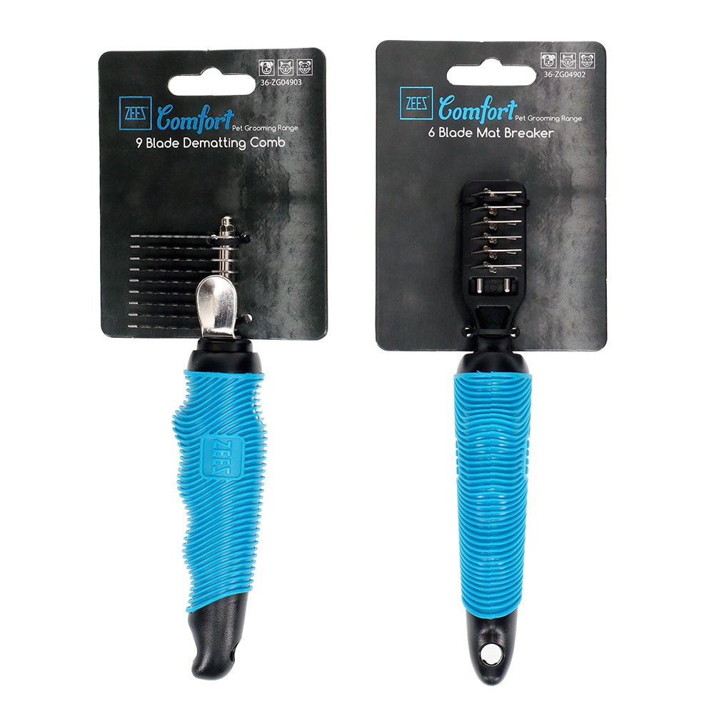 ZeeZ Comfort 9 Blade Dematting Comb