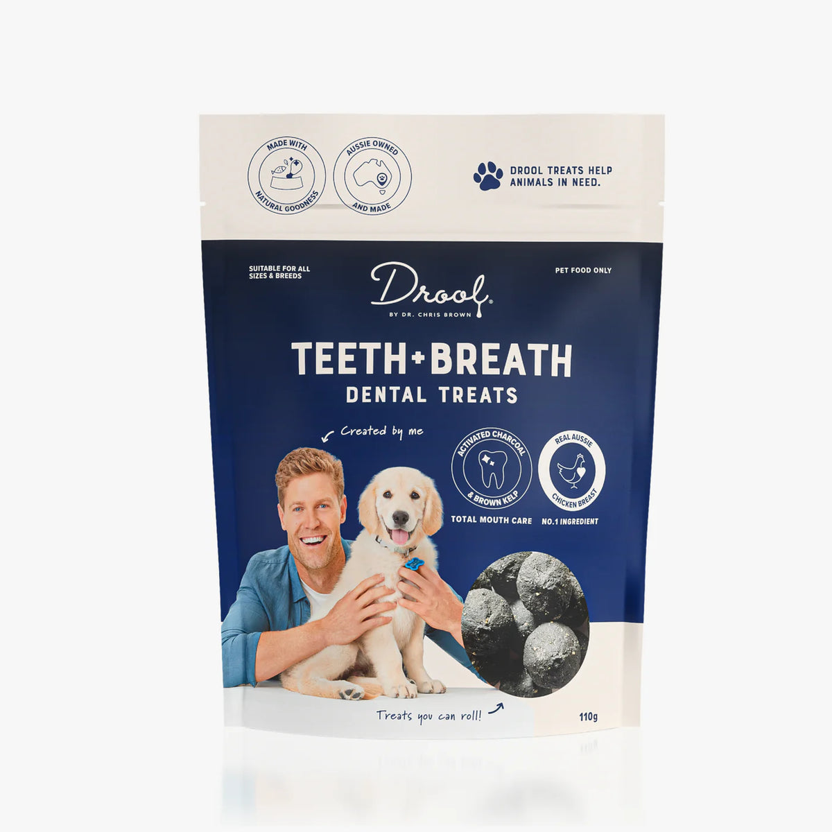 Drool by Dr Chris Brown Teeth + Breath Dental Treats 110g