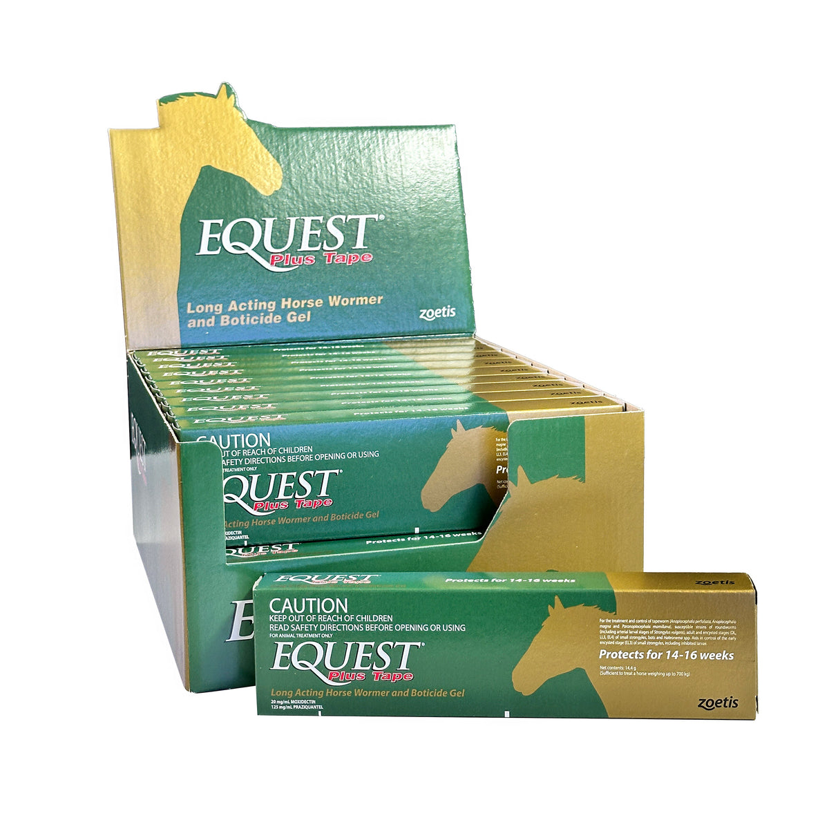 Equest Plus Tape Long Acting Horse Wormer 20 x 14.4g Value Bundle