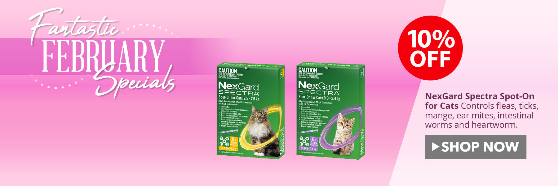 NexGard SPECTRA® Spot-On for Cats