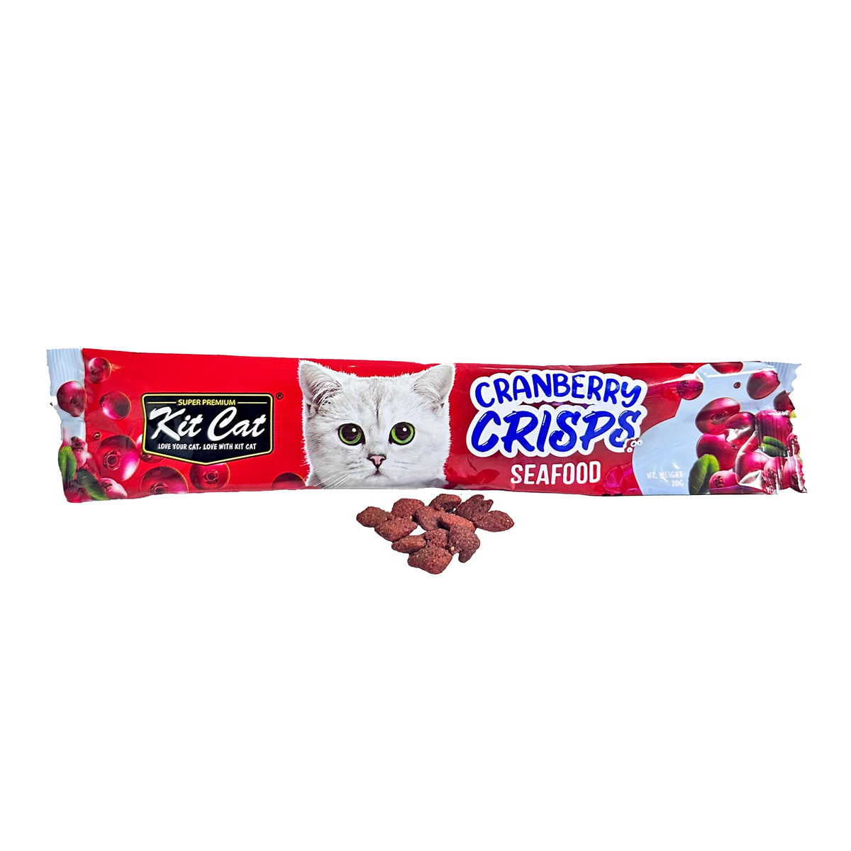 Kit Cat Cranberry Crisps Cat Treats 20g