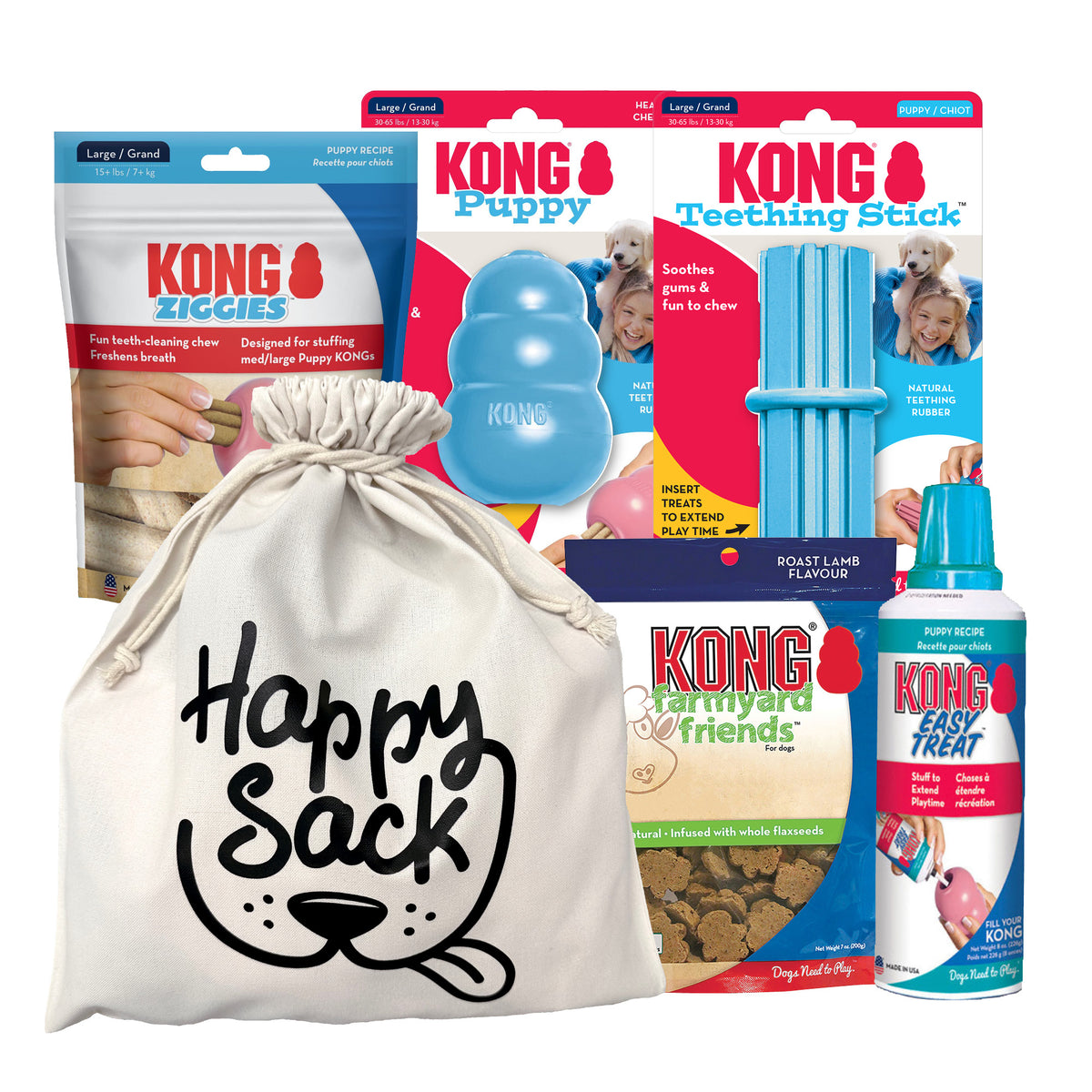 KONG Puppy Essentials Happy Sack