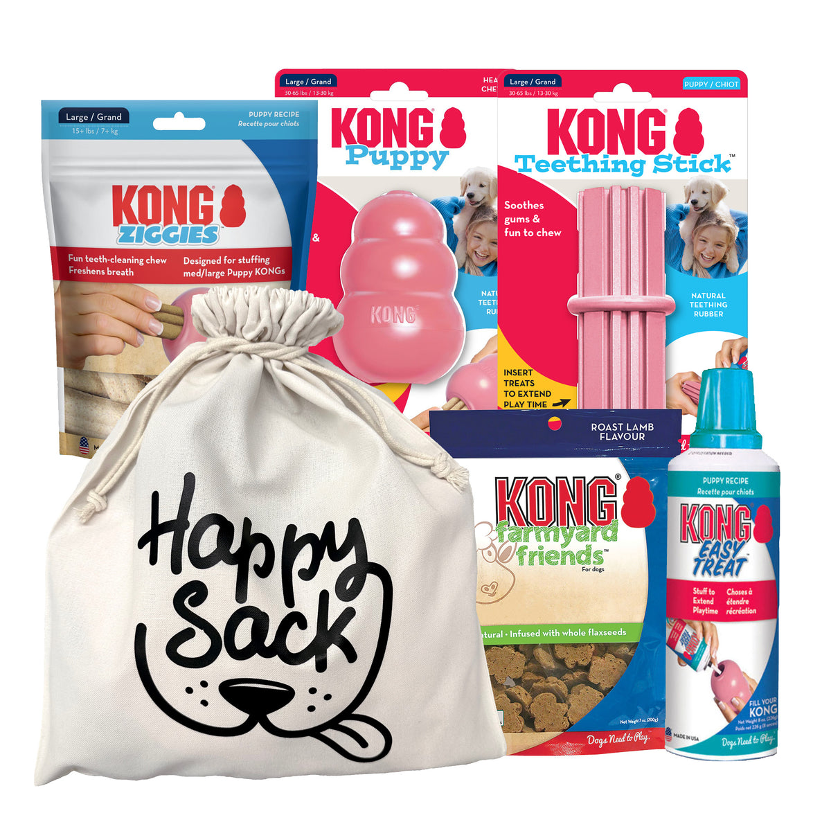 KONG Puppy Essentials Happy Sack