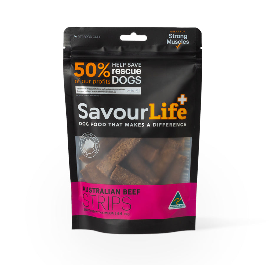 SavourLife Australian Beef Strips 165g