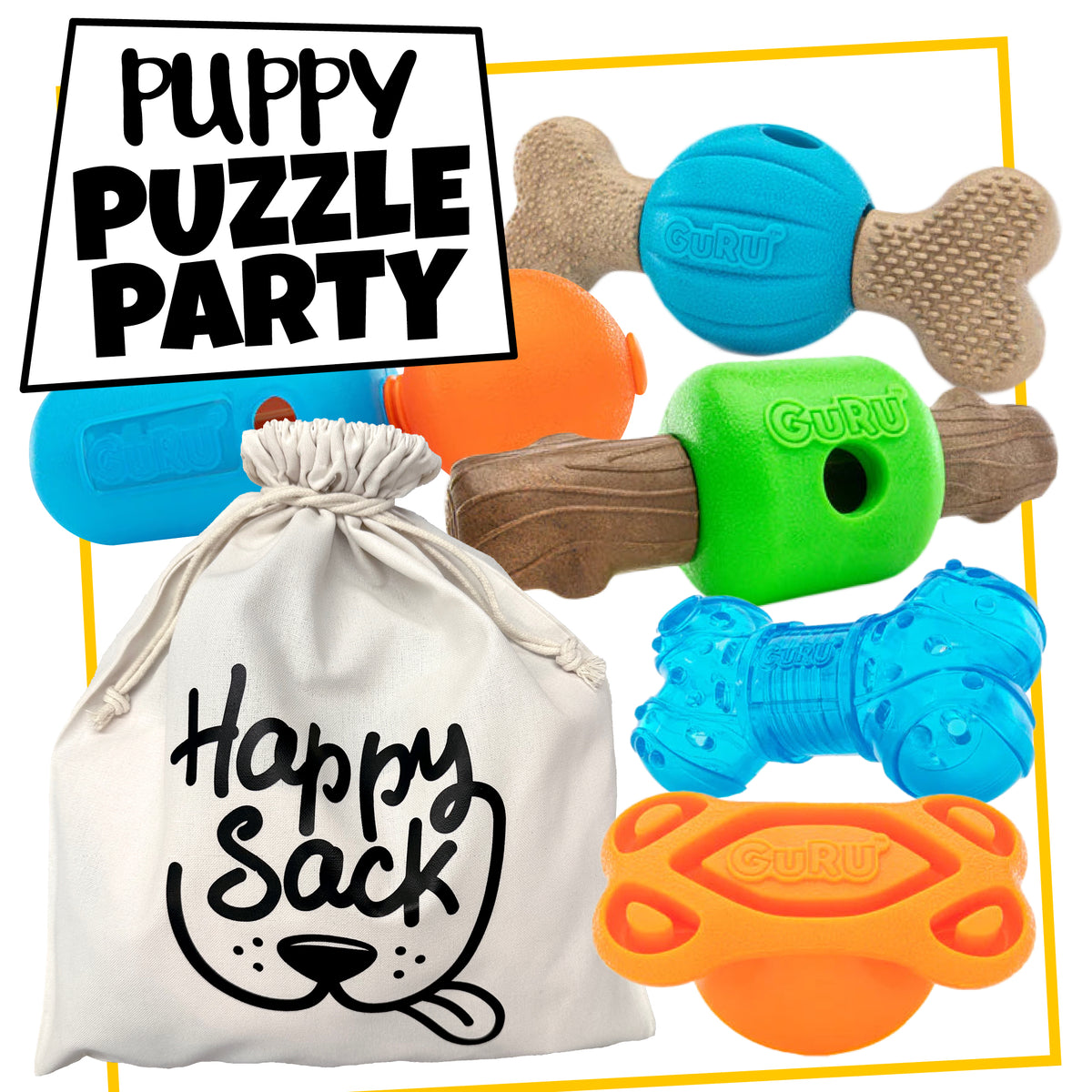 Guru Puppy Puzzle Party Happy Sack