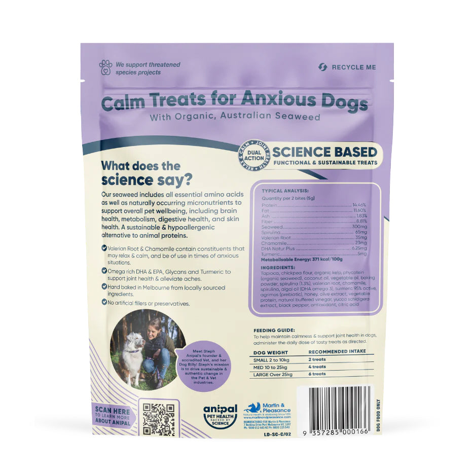 Anipal Calm Treats for Anxious Dogs  130g