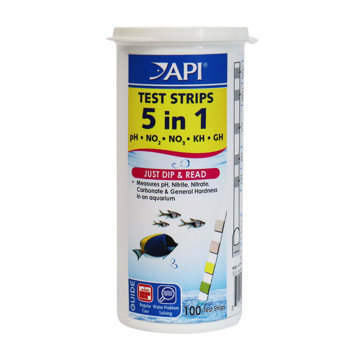 API 5-in-1 Aquarium Test Strips