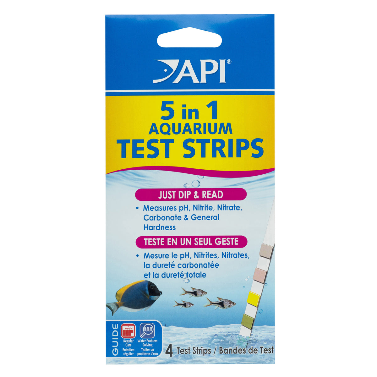 API 5-in-1 Aquarium Test Strips