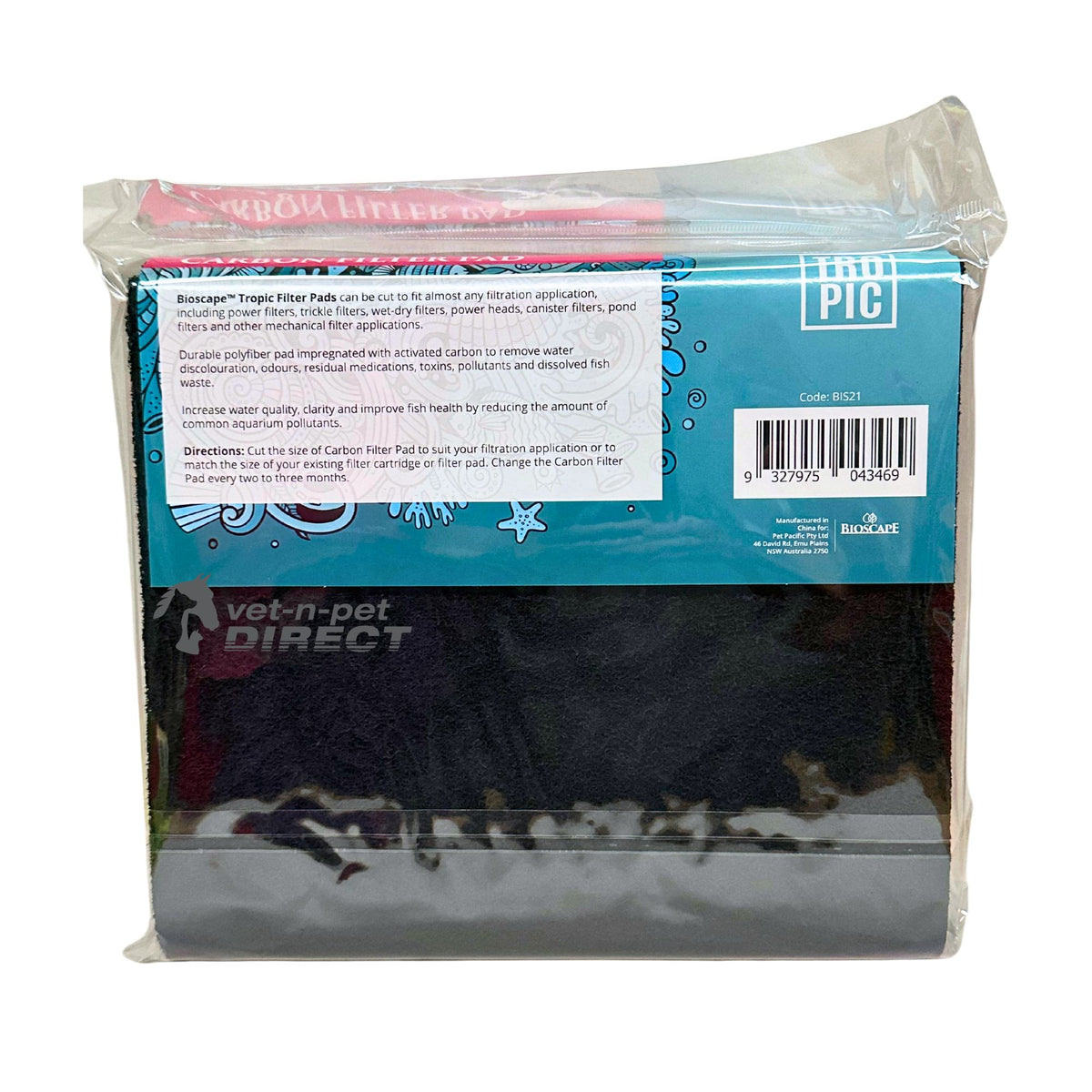 Bioscape Carbon Filter Pad 25 x 45cm