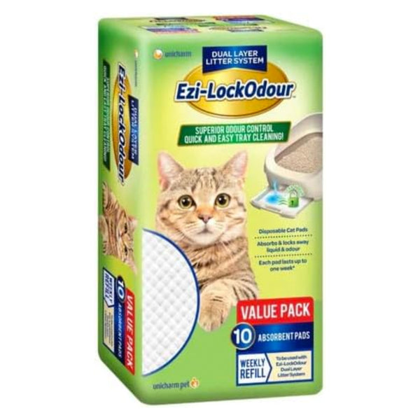 Ezi-Lock0dour Disposable Absorbent Cat Pads | vet-n-pet DIRECT