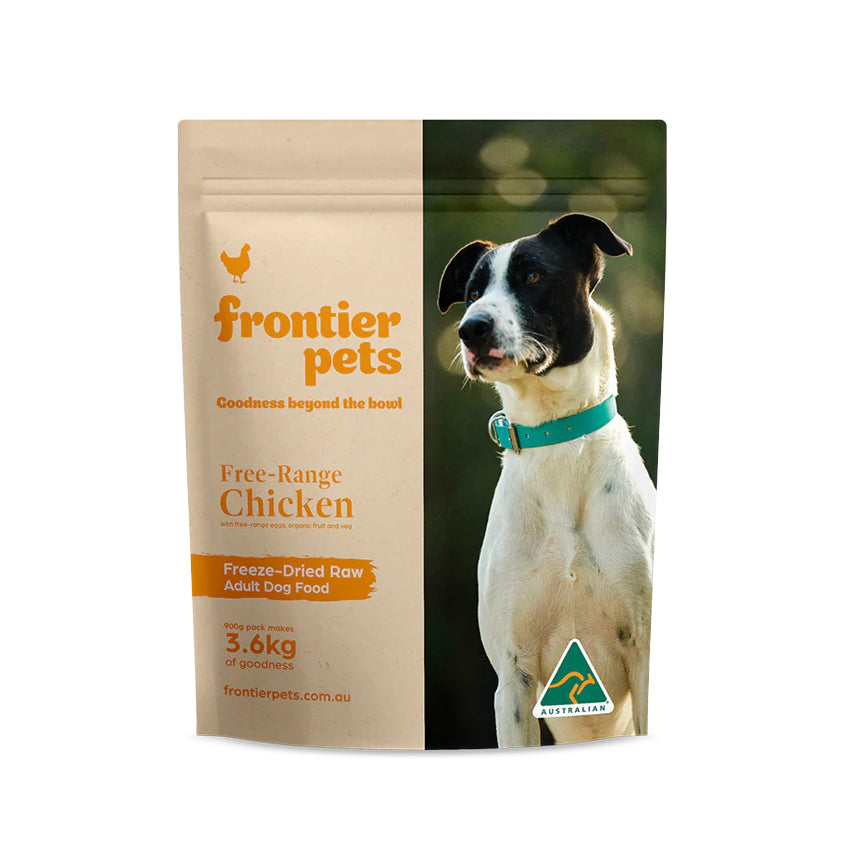 Frontier Pets Free-Range Chicken  Freeze-Dried Raw Adult Dog Food