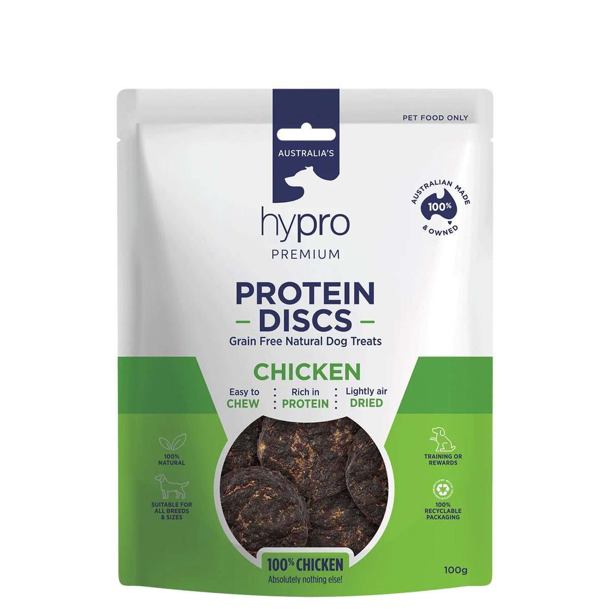 Hypro Premium Chicken Protein Discs 100g