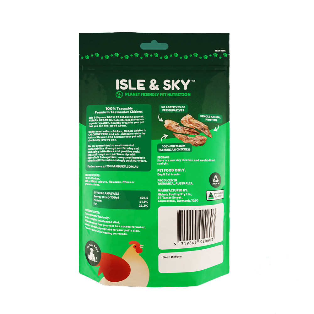 Isle &amp; Skye Chicken Wing Tips Freeze Dried Treats