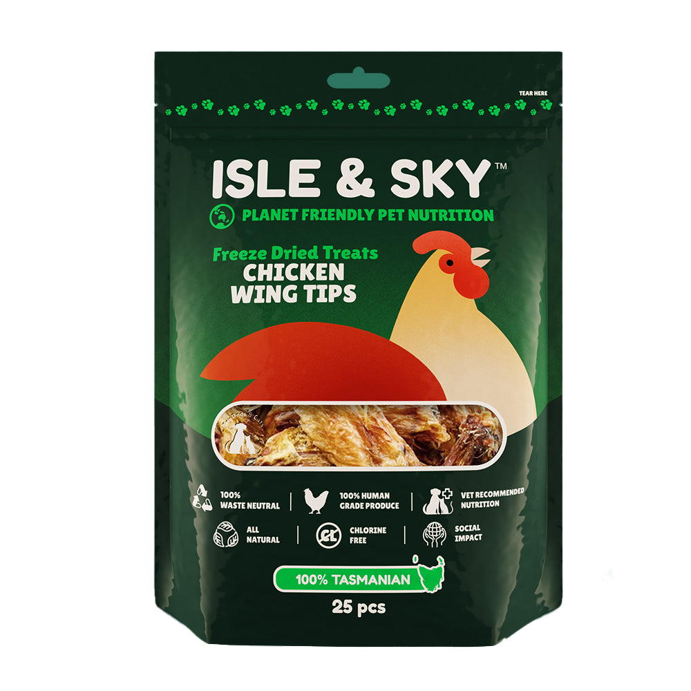 Isle &amp; Skye Chicken Wing Tips Freeze Dried Treats