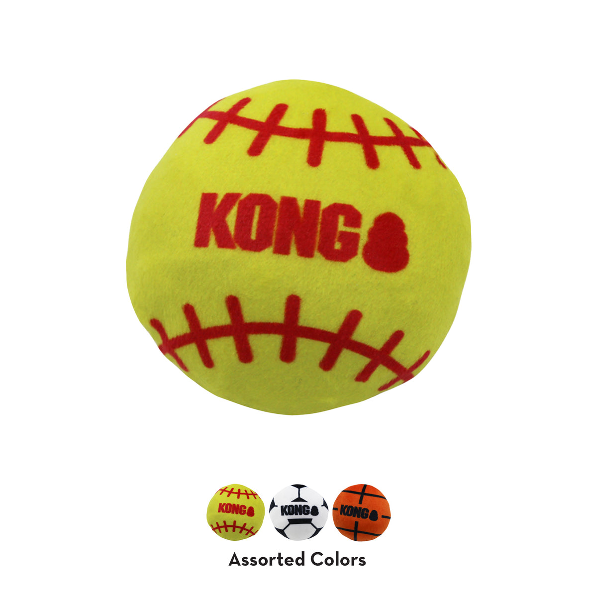 KONG Cat Sports Balls 2 Pack - Assorted