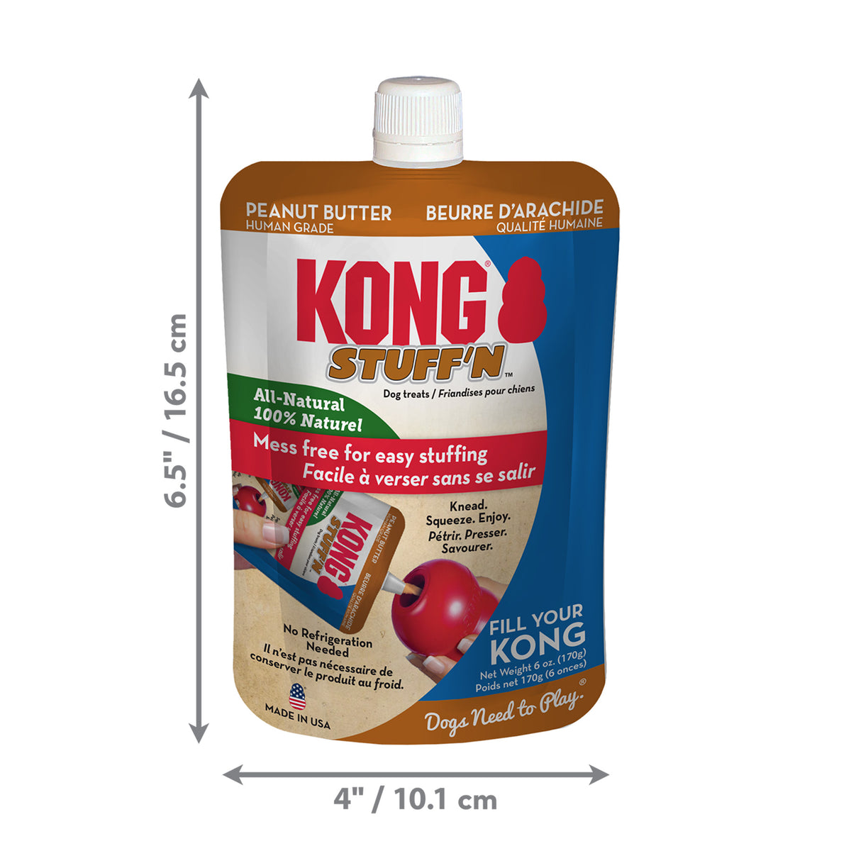 KONG Stuff&#39;N All Natural Peanut Butter 170g