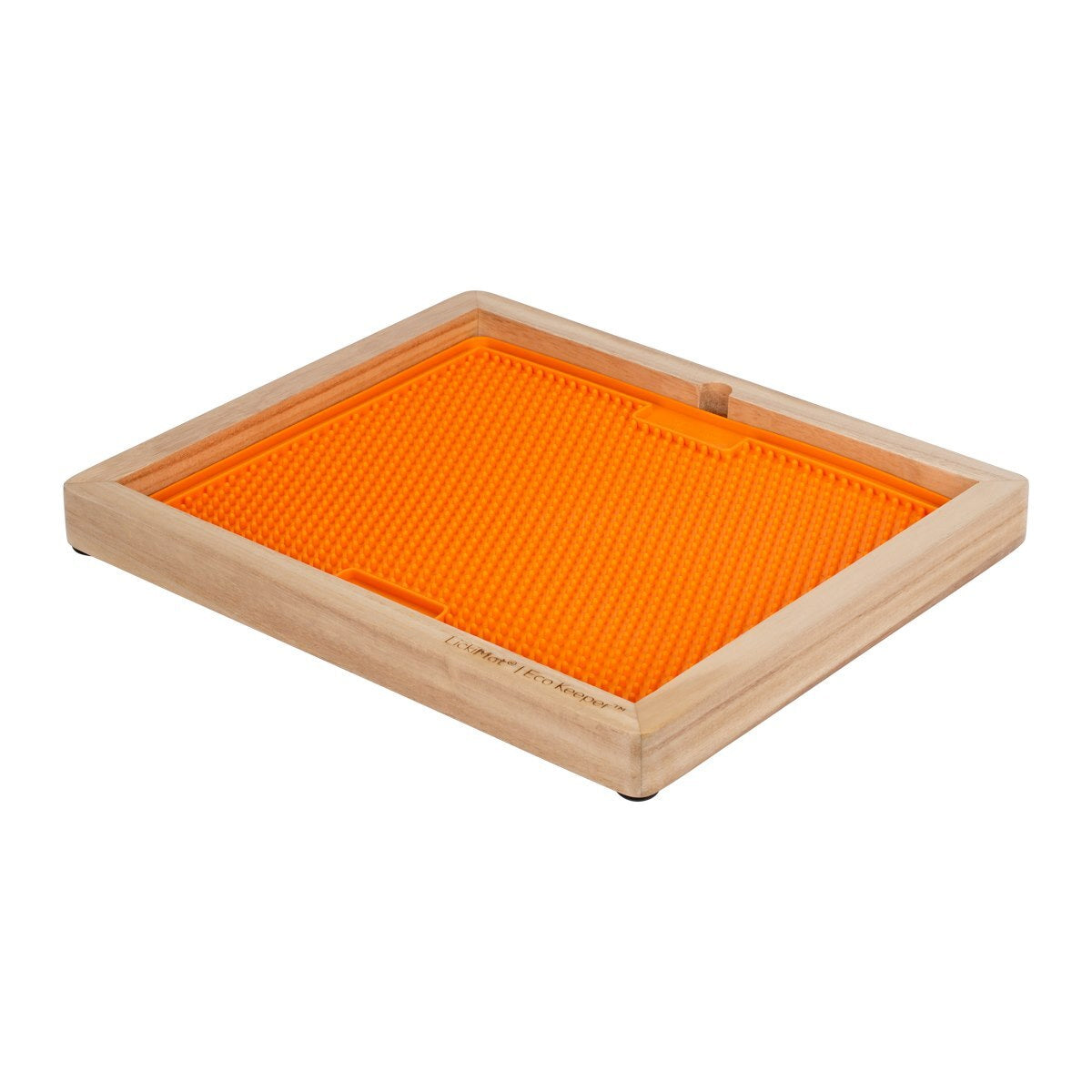 Lickimat Wooden Eco Slow Feeder Keeper for X-Large Lick Mats