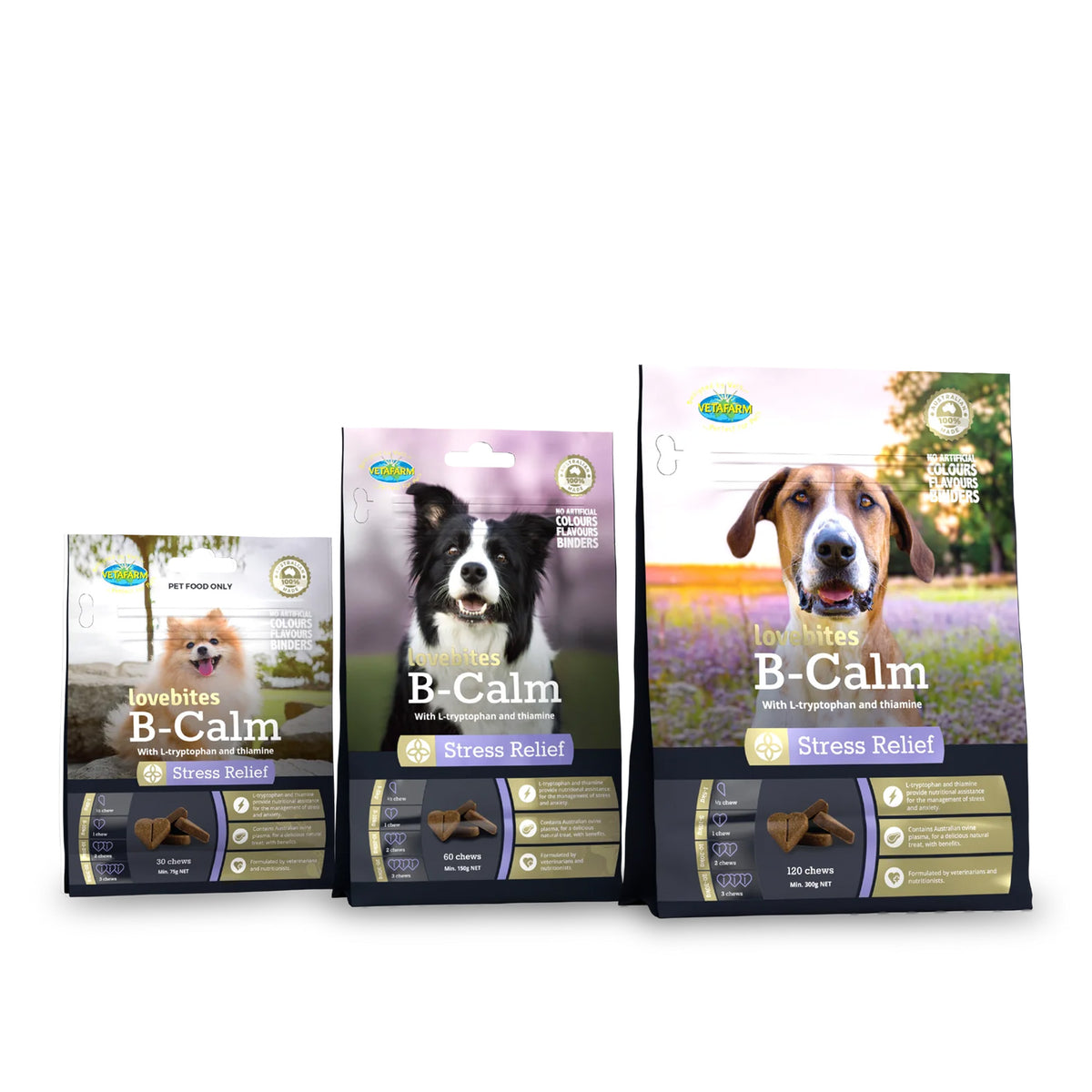 Lovebites B-Calm Stress Relief Chews for Dogs