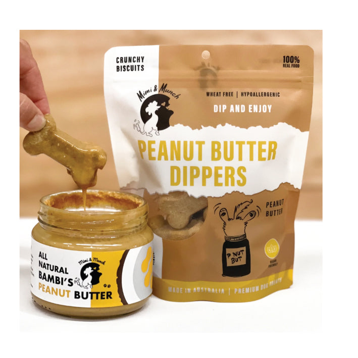 Mimi &amp; Munch Wheat Free Peanut Butter Dippers 180g