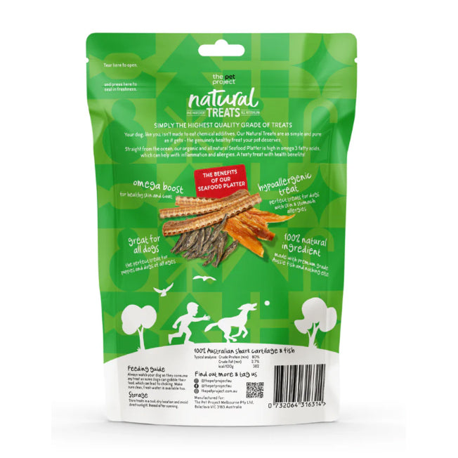 The Pet Project Natural Seafood Platter Treats 100g