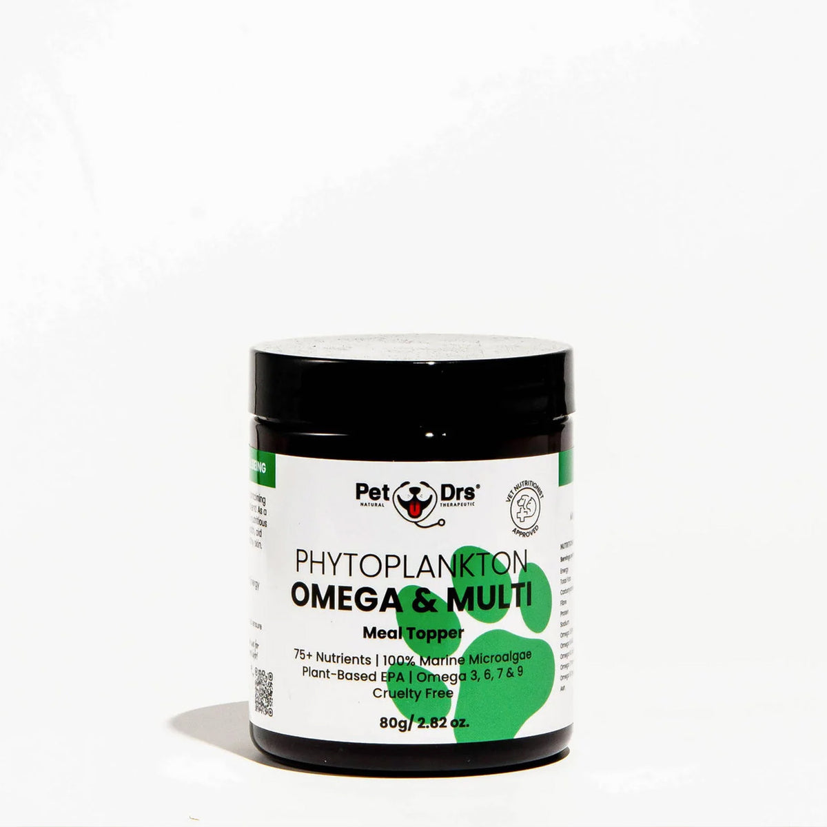 Pet Drs Phytoplankton Omega &amp; Multi Meal Topper 80g