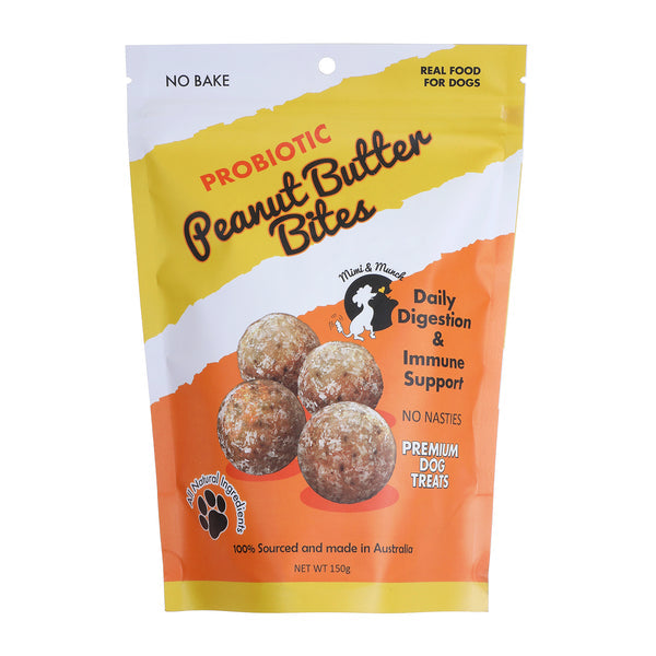 Mimi &amp; Munch Probiotic Peanut Butter Bites 150g