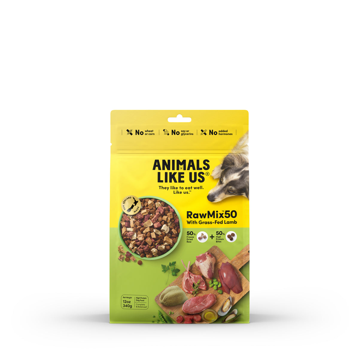 Animals Like Us RawMix50 with Grass Fed Lamb Dry Dog Food