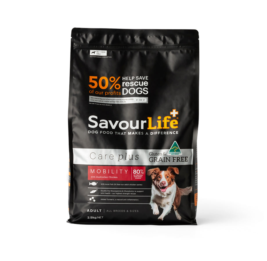 SavourLife Care Plus Grain Free Mobility with Australian Chicken Adult Dog Food 2.5kg