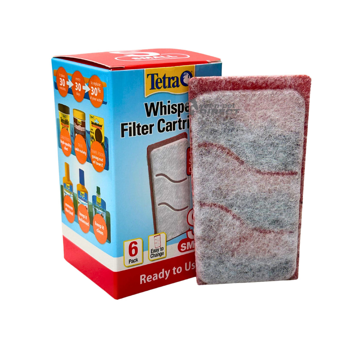 Tetra Whisper Small Filter Cartridges - 6 pack