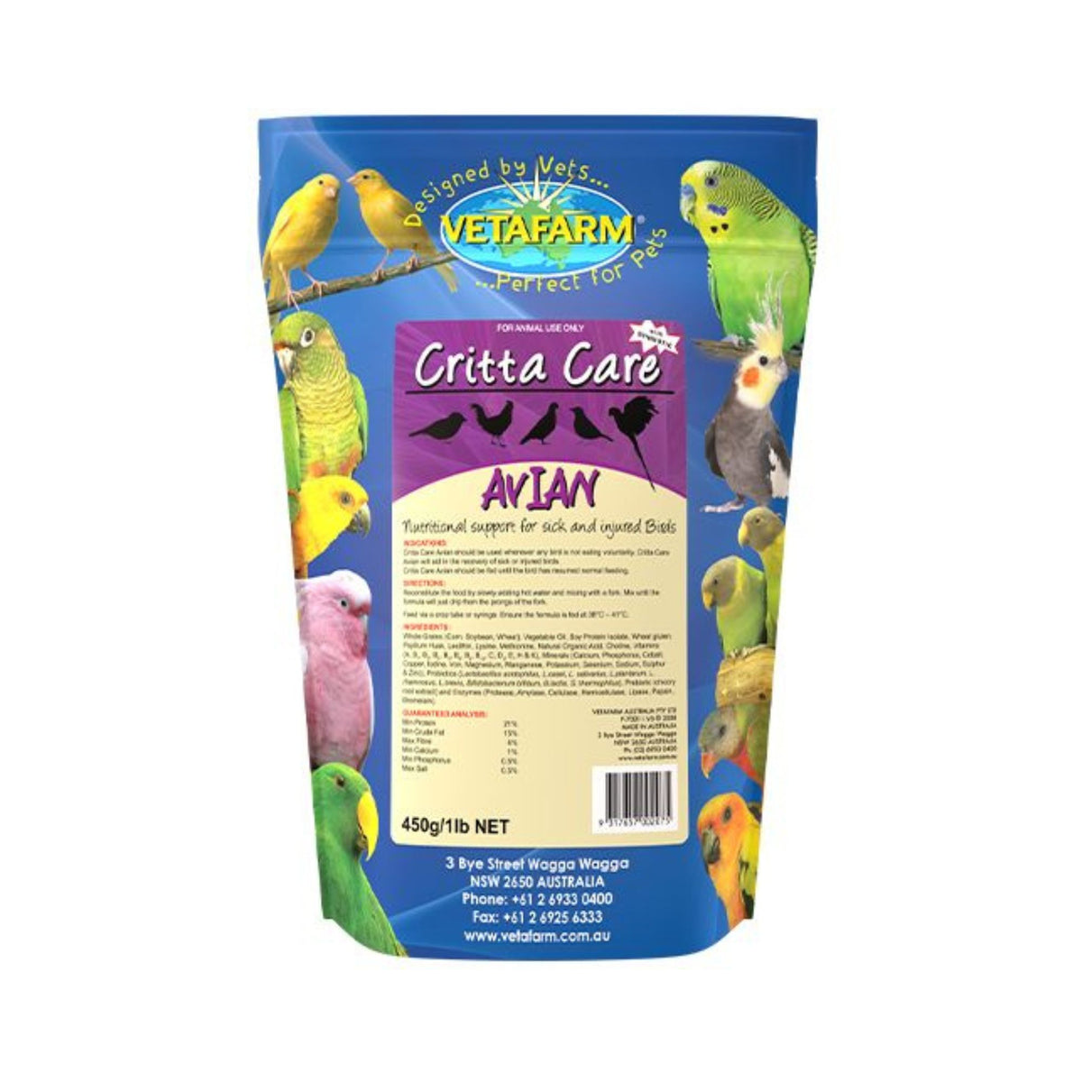 Vetafarm Avian Critta Care  450g