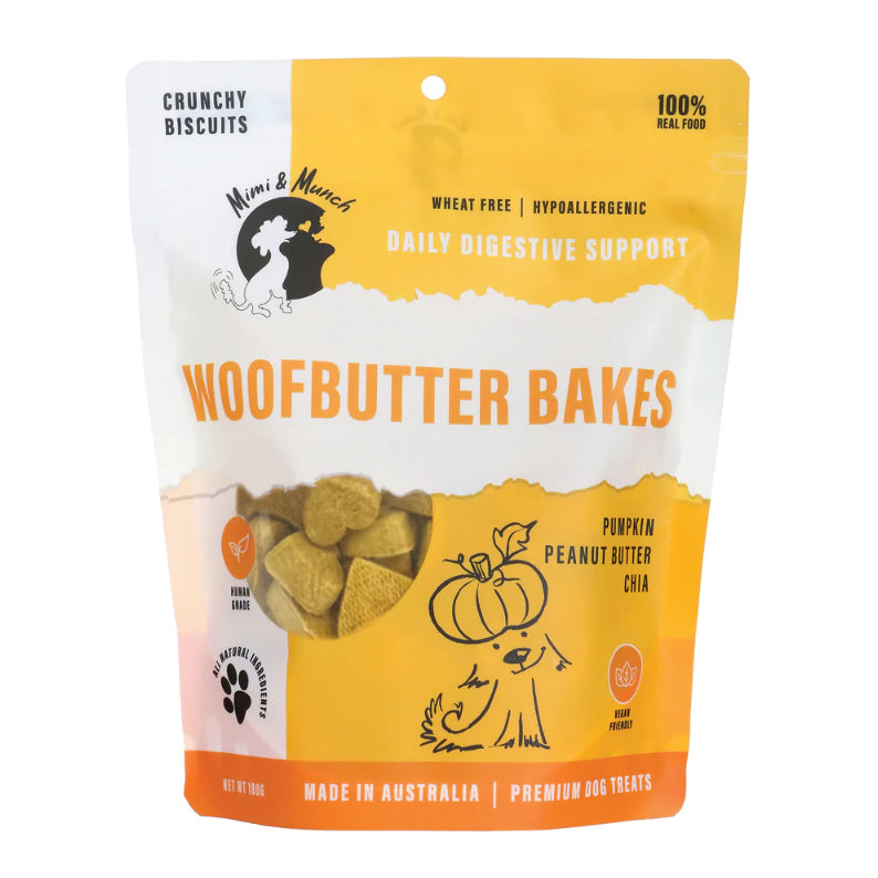 Mimi &amp; Munch Woofbutter Bakes Treats 180g