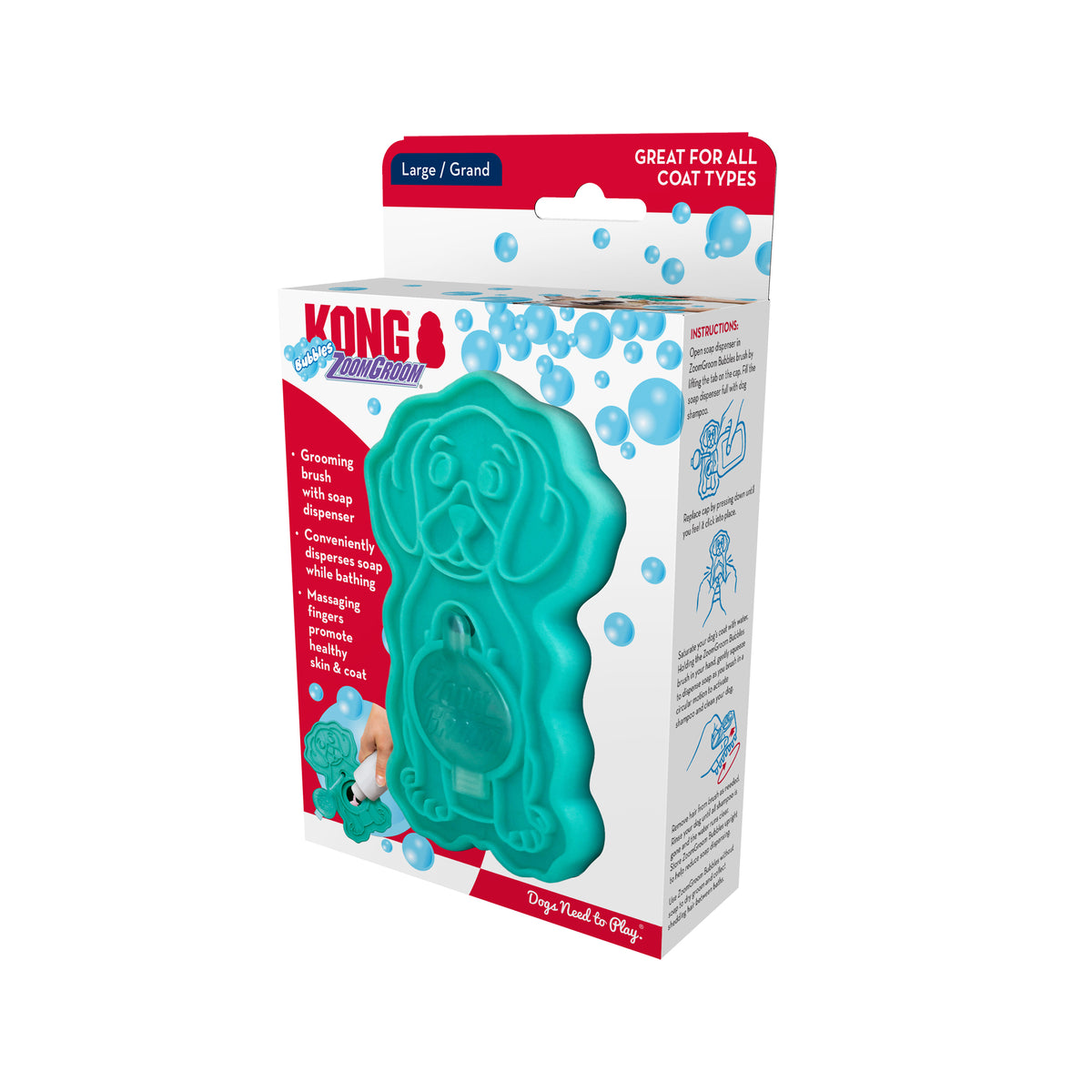 KONG ZoomGroom Bubbles