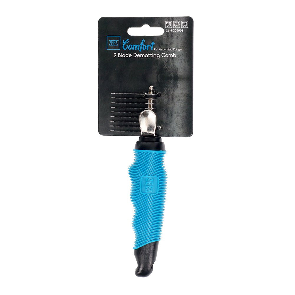 ZeeZ Comfort 9 Blade Dematting Comb