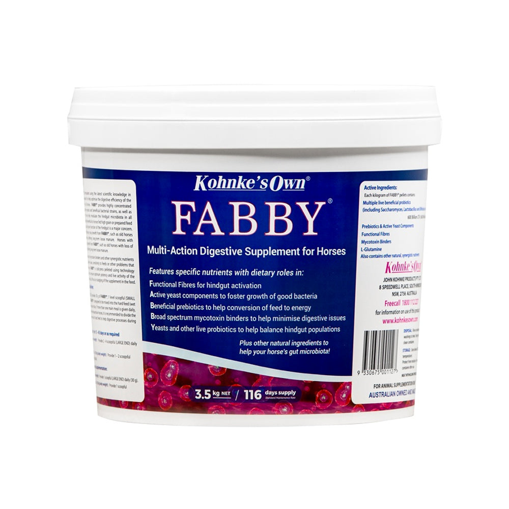 Kohnke&#39;s Own FABBY - Multi-action Digestive Supplement for Horses