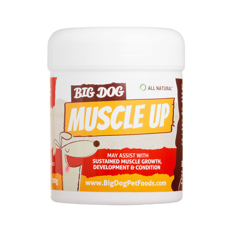 Muscle protein outlet for dogs