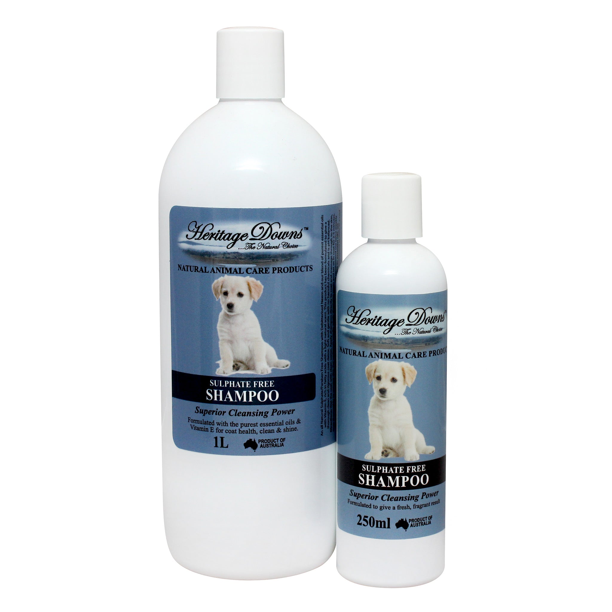 Heritage Downs Sulphate Free Pet Shampoo vet n pet DIRECT