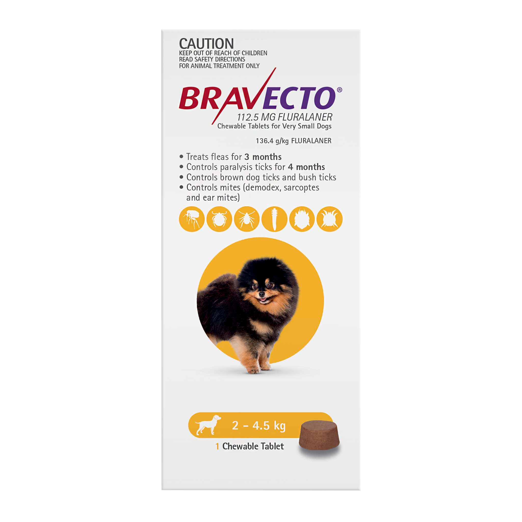 Bravecto for demodex in clearance dogs