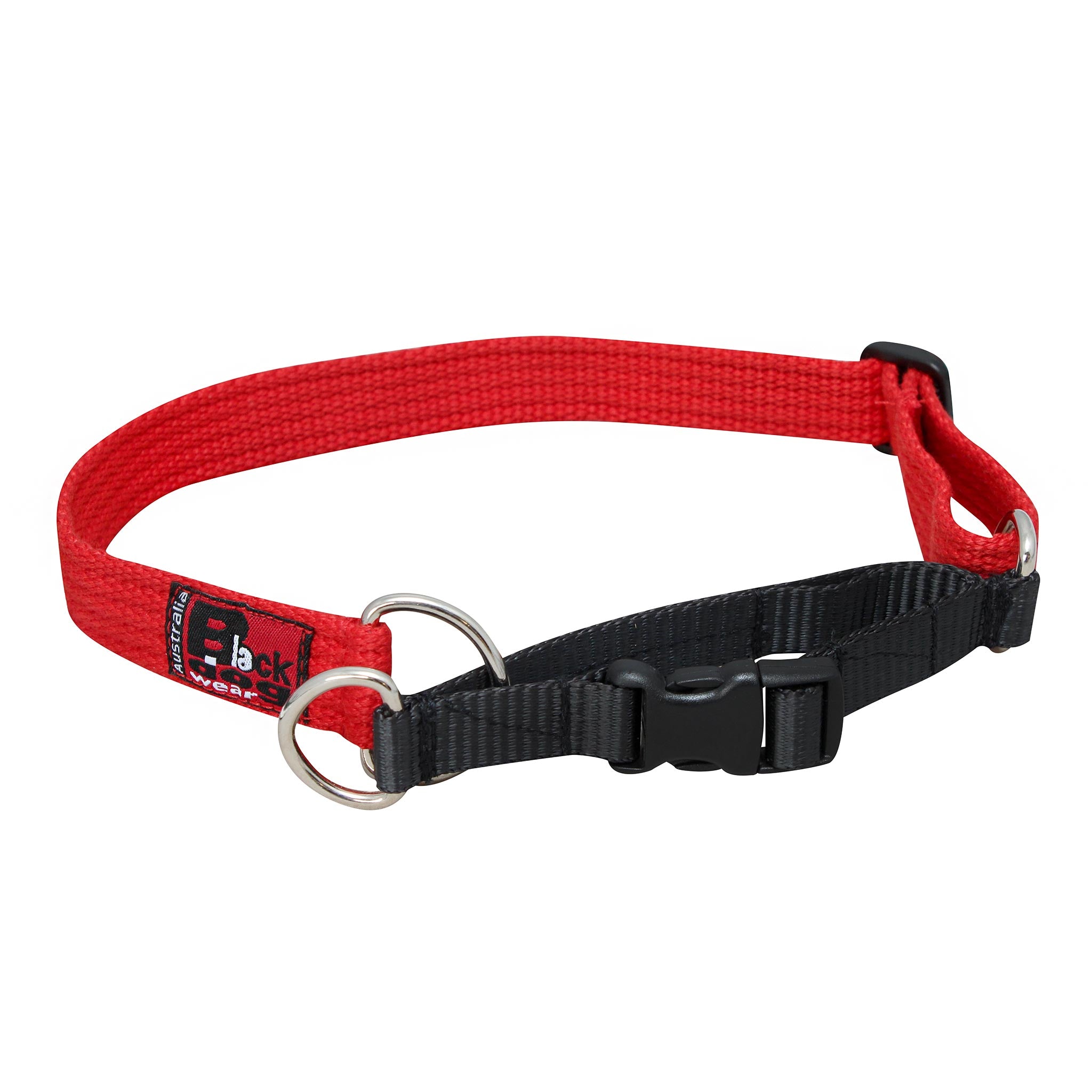 Black dog clearance red collar