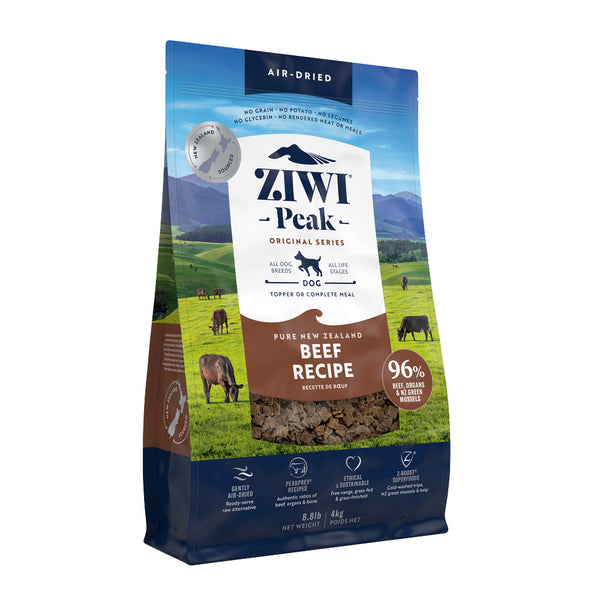 Ziwi Peak Air Dried Beef for Dogs 8kg Value Bundle | vet-n-pet DIRECT