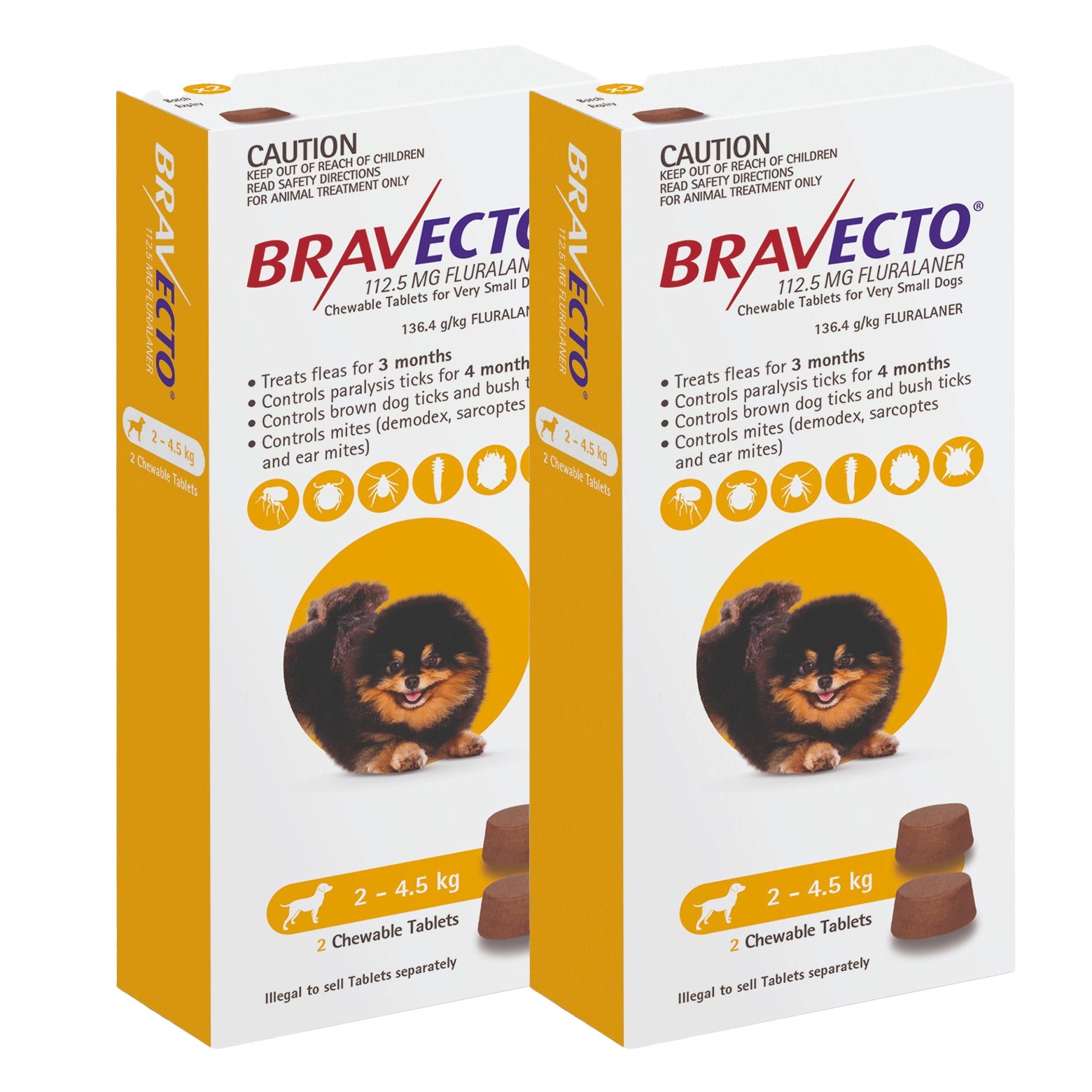 Bravecto for 2025 very small dogs