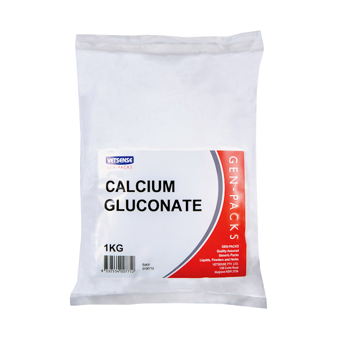 Vetsense Gen-Pack Calcium Gluconate 1kg