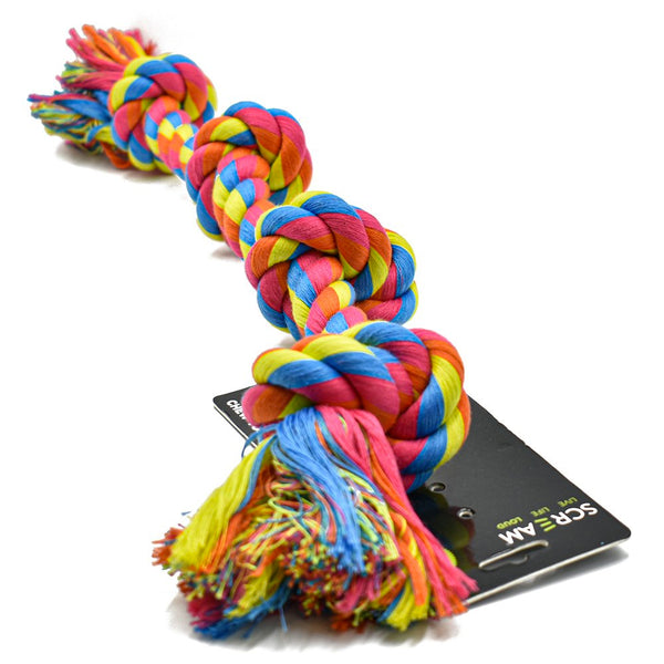 Scream 4-Knot Rope Dog Toy - 58cm - vet-n-pet DIRECT